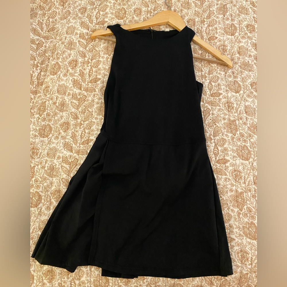 Black Sporty Tennis Dress
